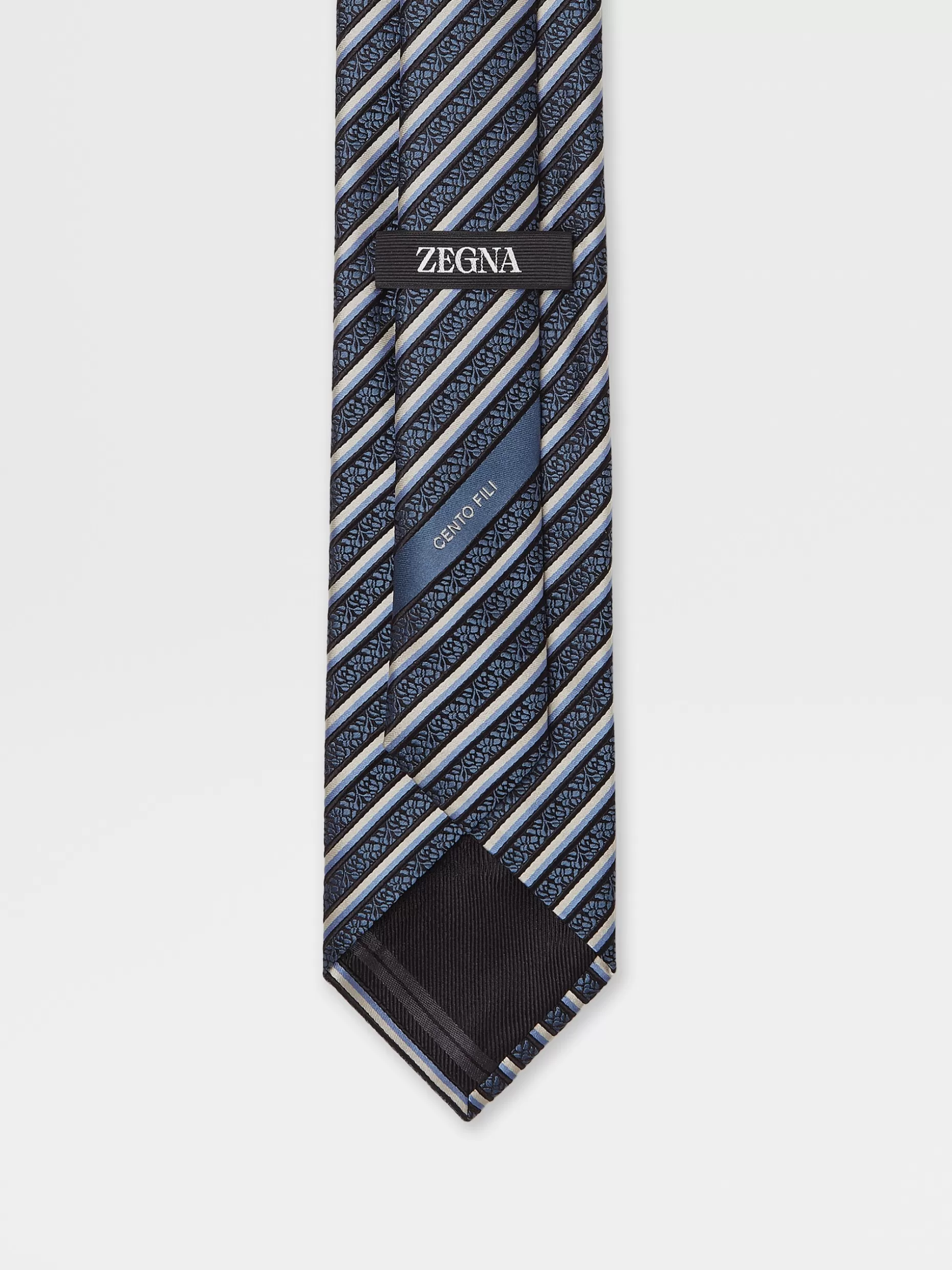 Men ZEGNA Cento Fili Silk Tie