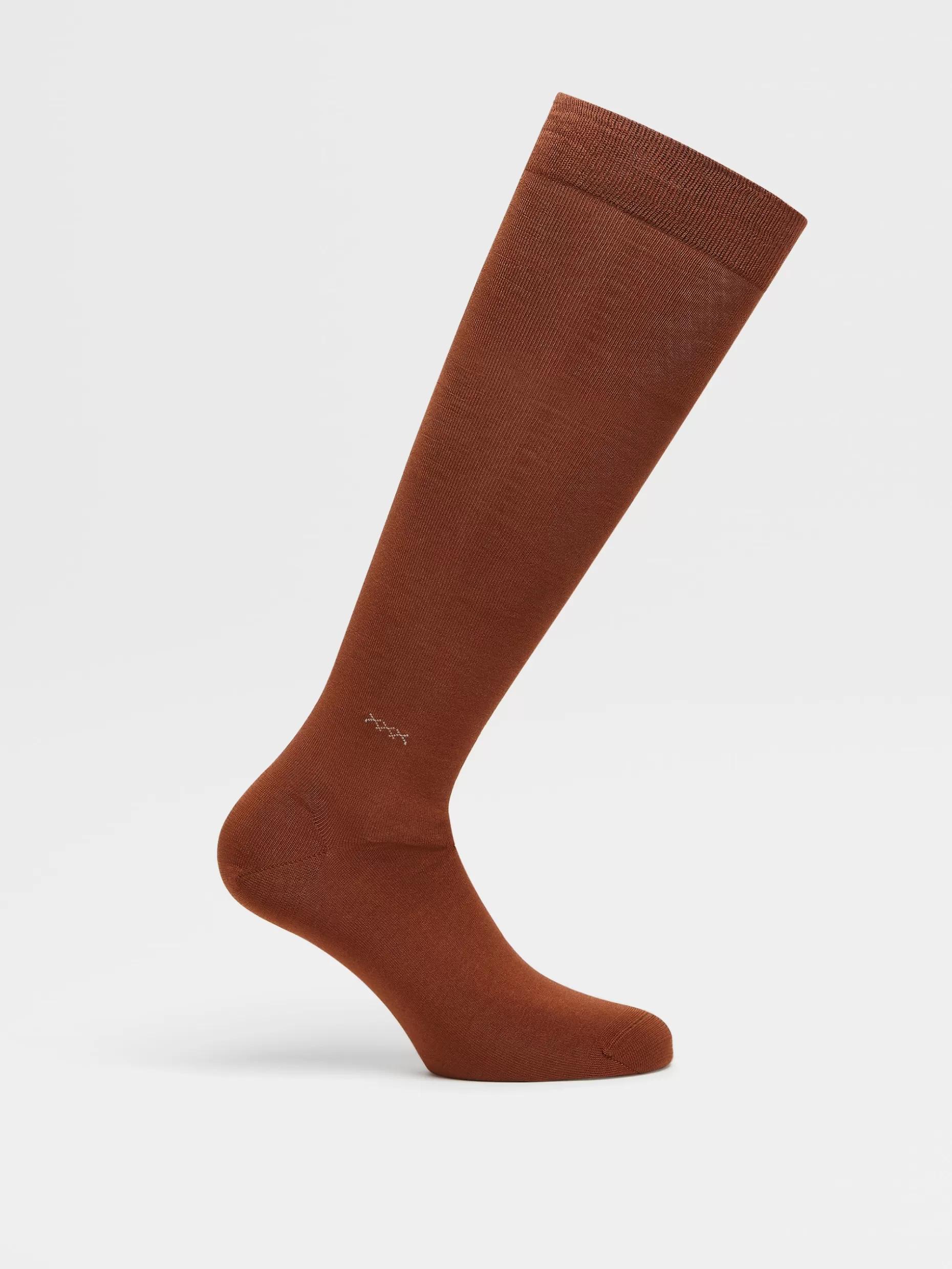 Men ZEGNA Color Lyocell Blend Everyday Triple X Mid Calf Socks
