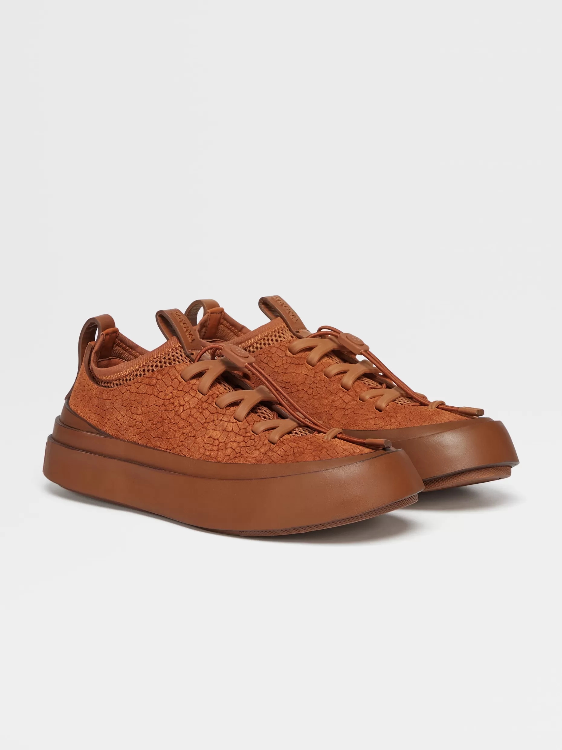Men ZEGNA Color Suede Triple Stitch™ Mrbailey® Sneakers