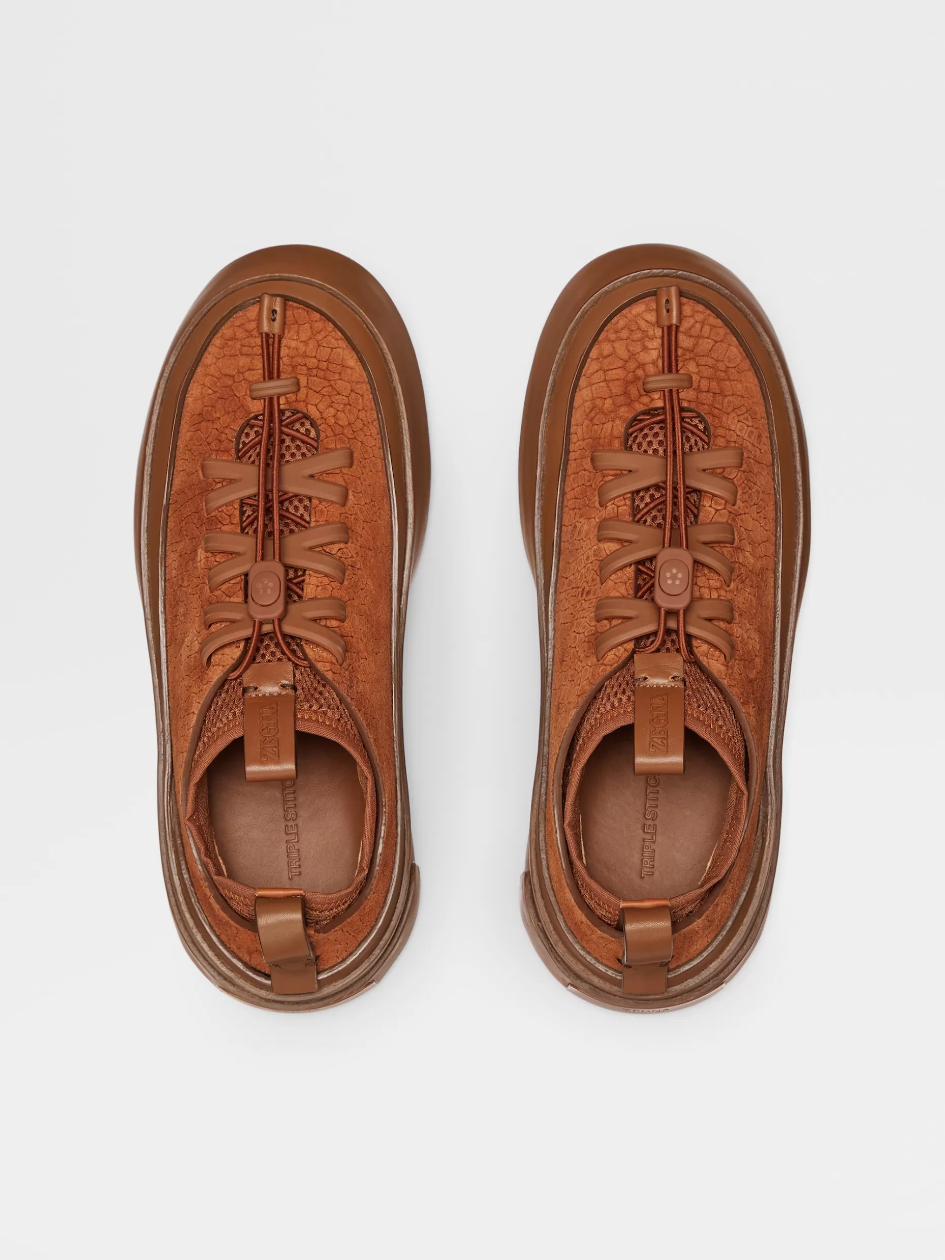 Men ZEGNA Color Suede Triple Stitch™ Mrbailey® Sneakers