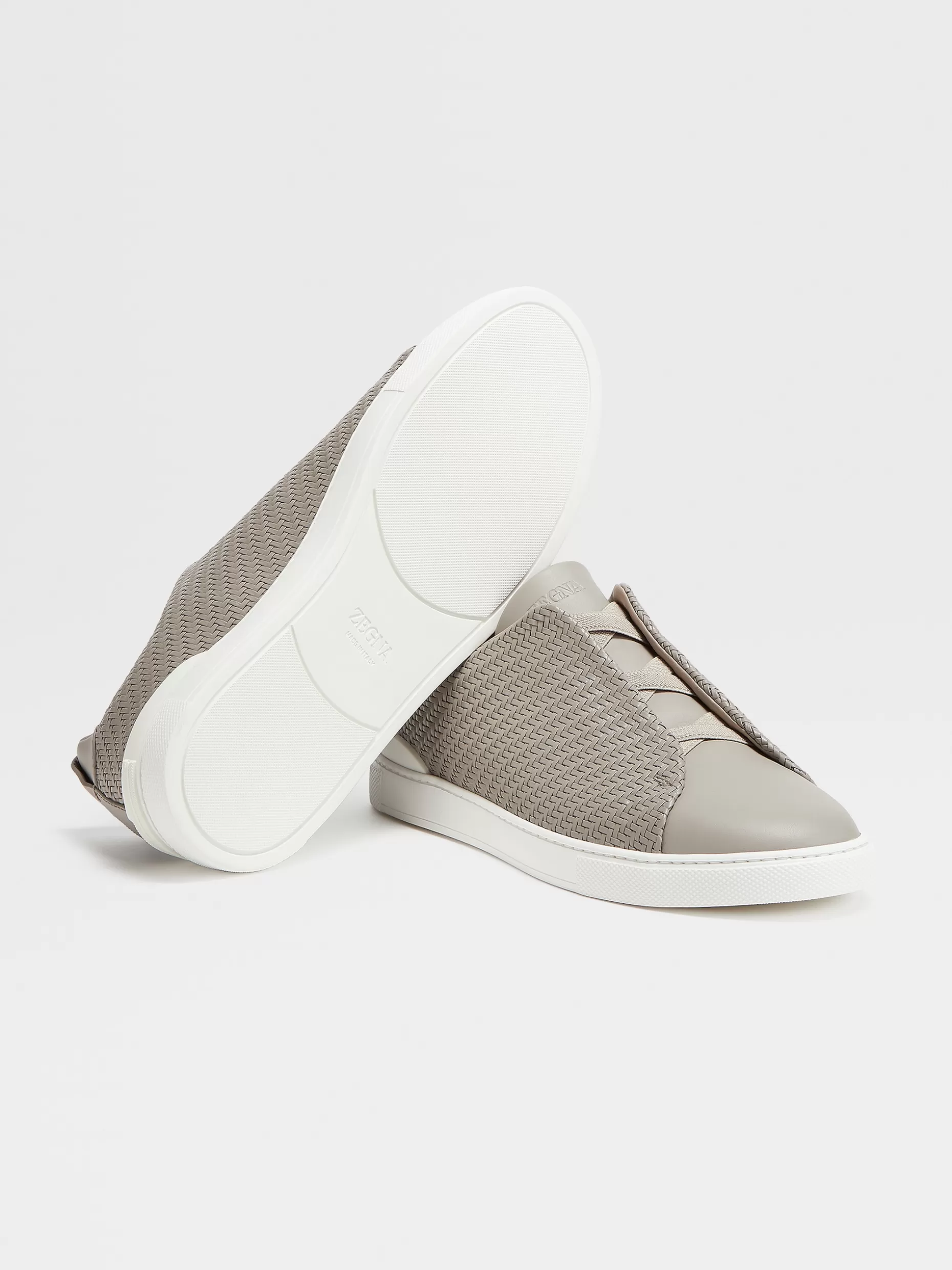 Men ZEGNA Pelletessuta™ Triple Stitch™ Low Top Sneakers
